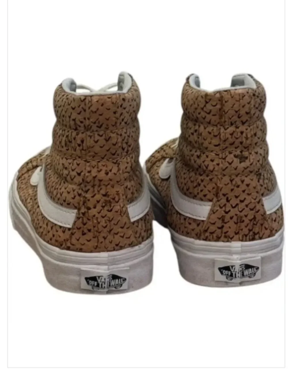 VANS Sk8 Hi Slim Embossed Cork High Top Sneakers Size 7.5 W/6‎ M